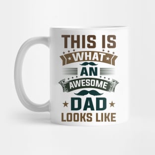 Fantastic Dad Fathers Day Beard Men Mug